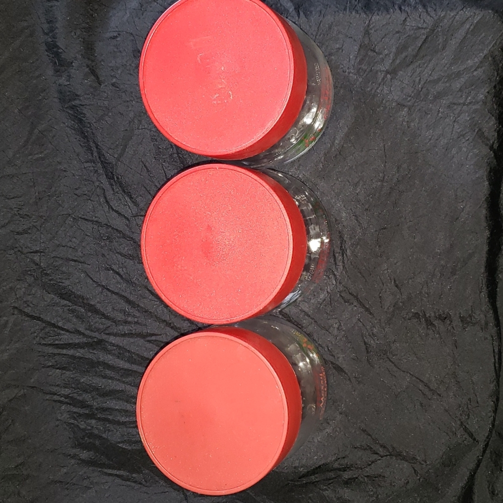 Vintage Carlton 3/4L Glass Christmas Canister - Picture 5 of 10
